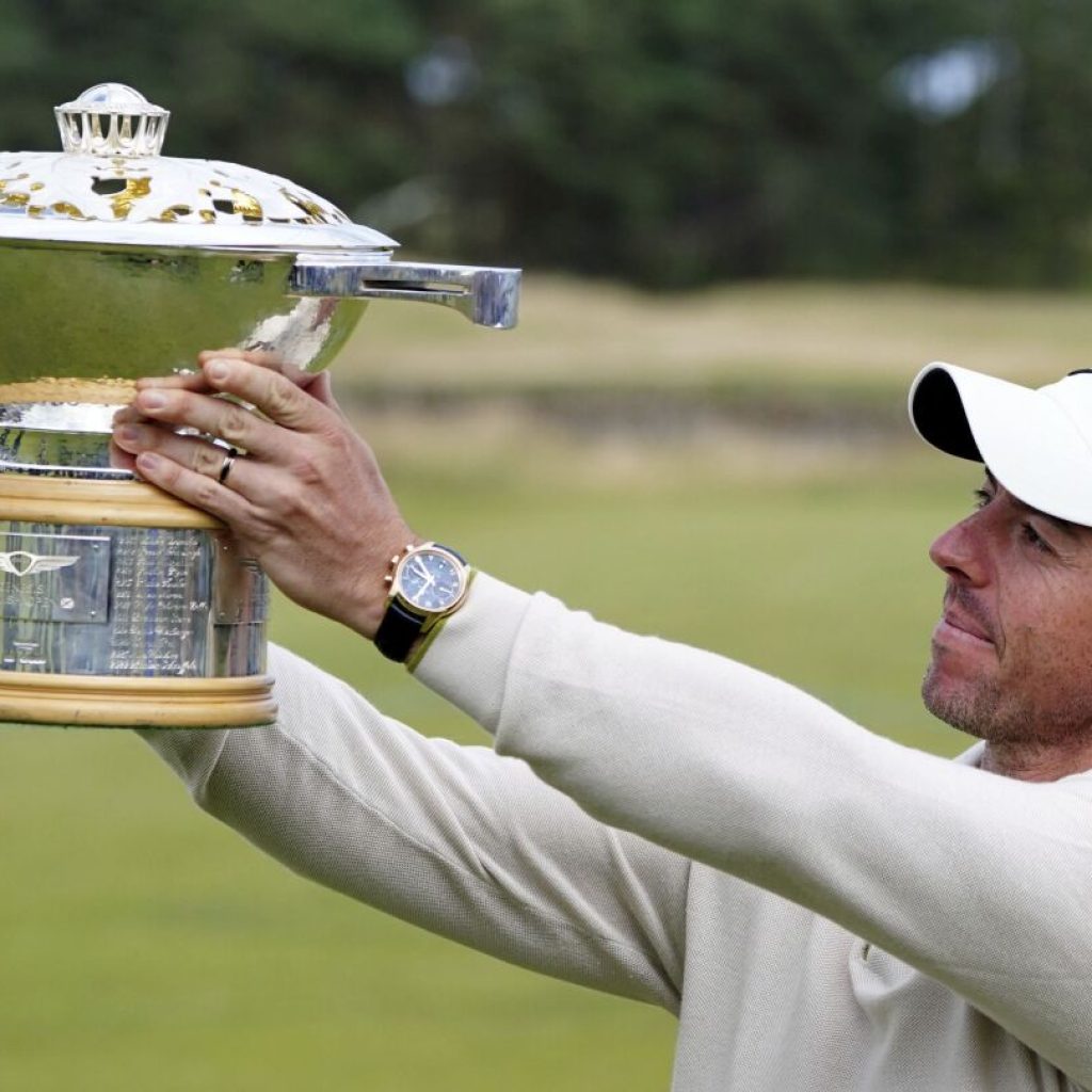 McIlroy birdies last 2 holes to win Scottish Open, beating MacIntyre by 1 shot | AP News