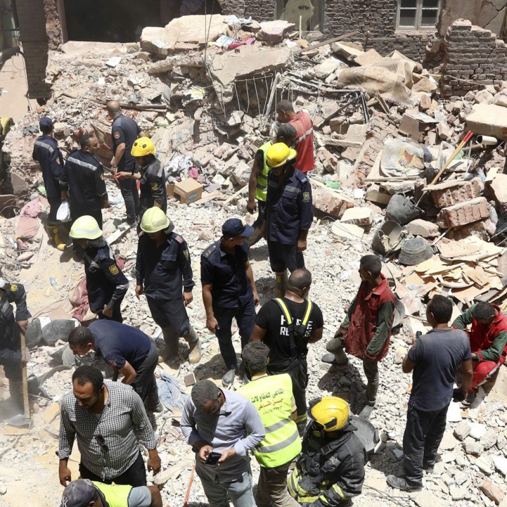 A 5-story apartment building collapses in Cairo and kills at least 9 people | AP News