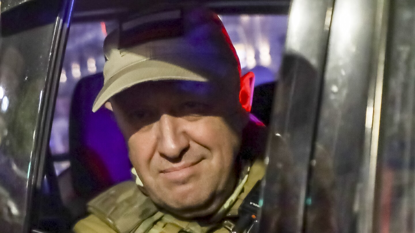 Video appears to show Russian mercenary chief Prigozhin for first time since short-lived mutiny | AP News