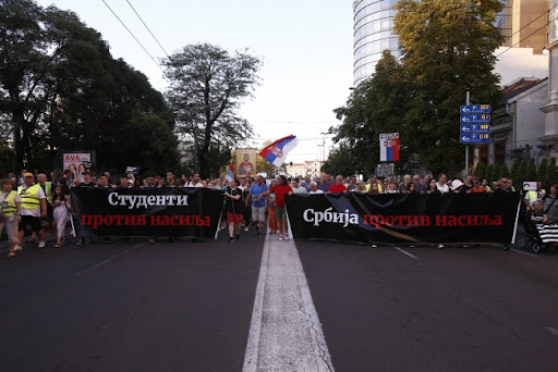 Završen 12. protest ‘Srbija protiv nasilja’: Umesto da nas štiti, država nas proganja