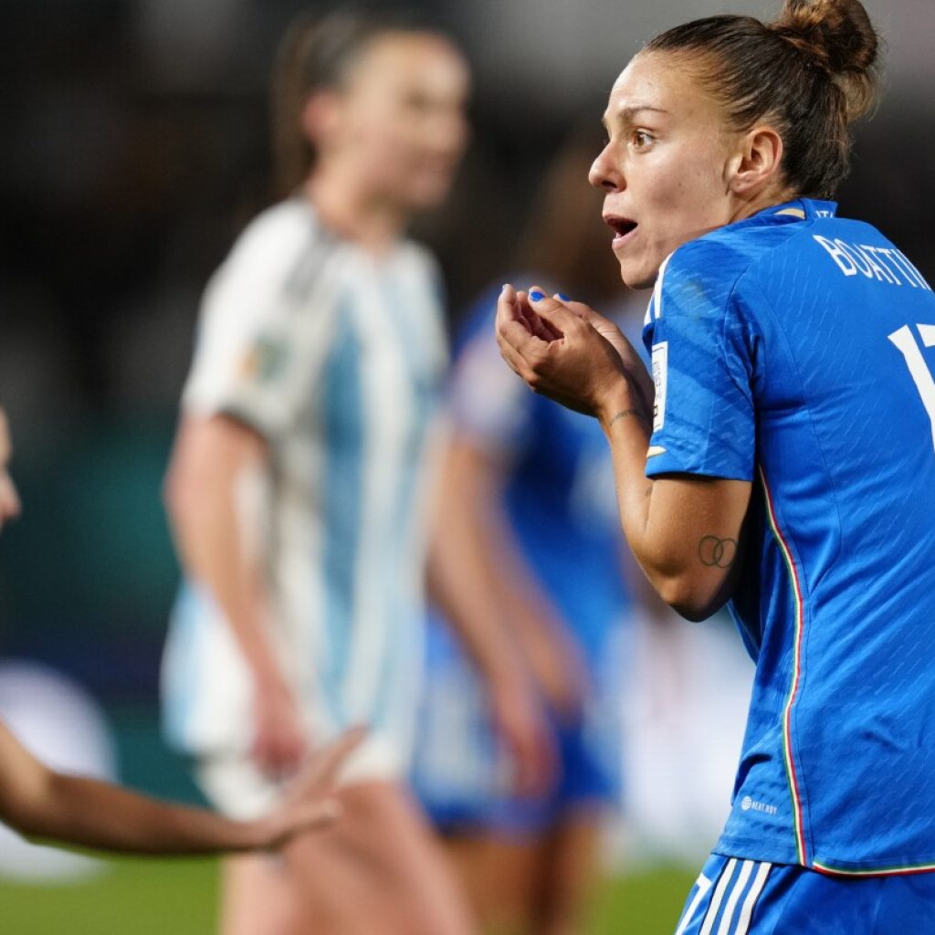 Cristiana Girelli’s goal gives Italy 1-0 win over Argentina at the Women’s World Cup | AP News