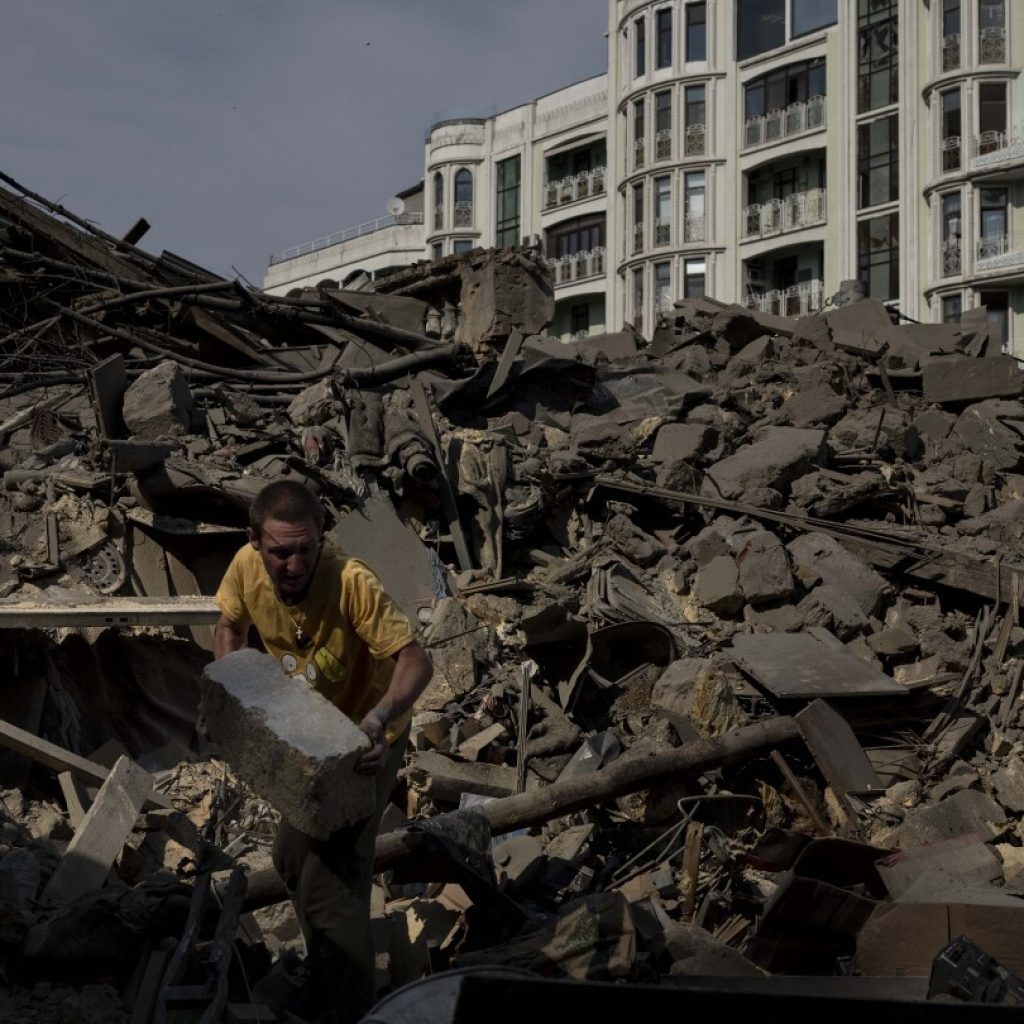 Anger grows in Ukraine’s port city of Odesa after Russian bombardment hits beloved historic sites | AP News