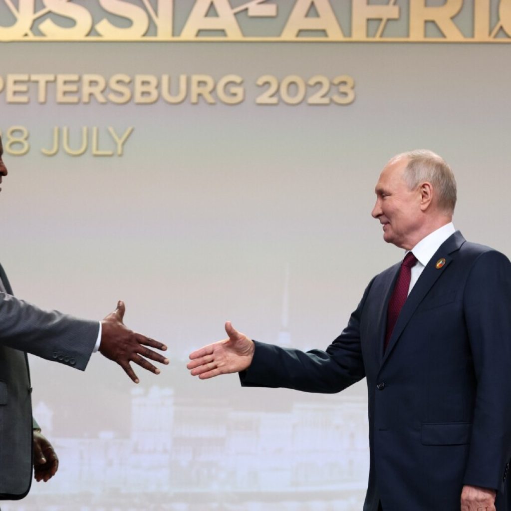 Putin woos African leaders at a summit in Russia with promises of expanding trade and other ties | AP News