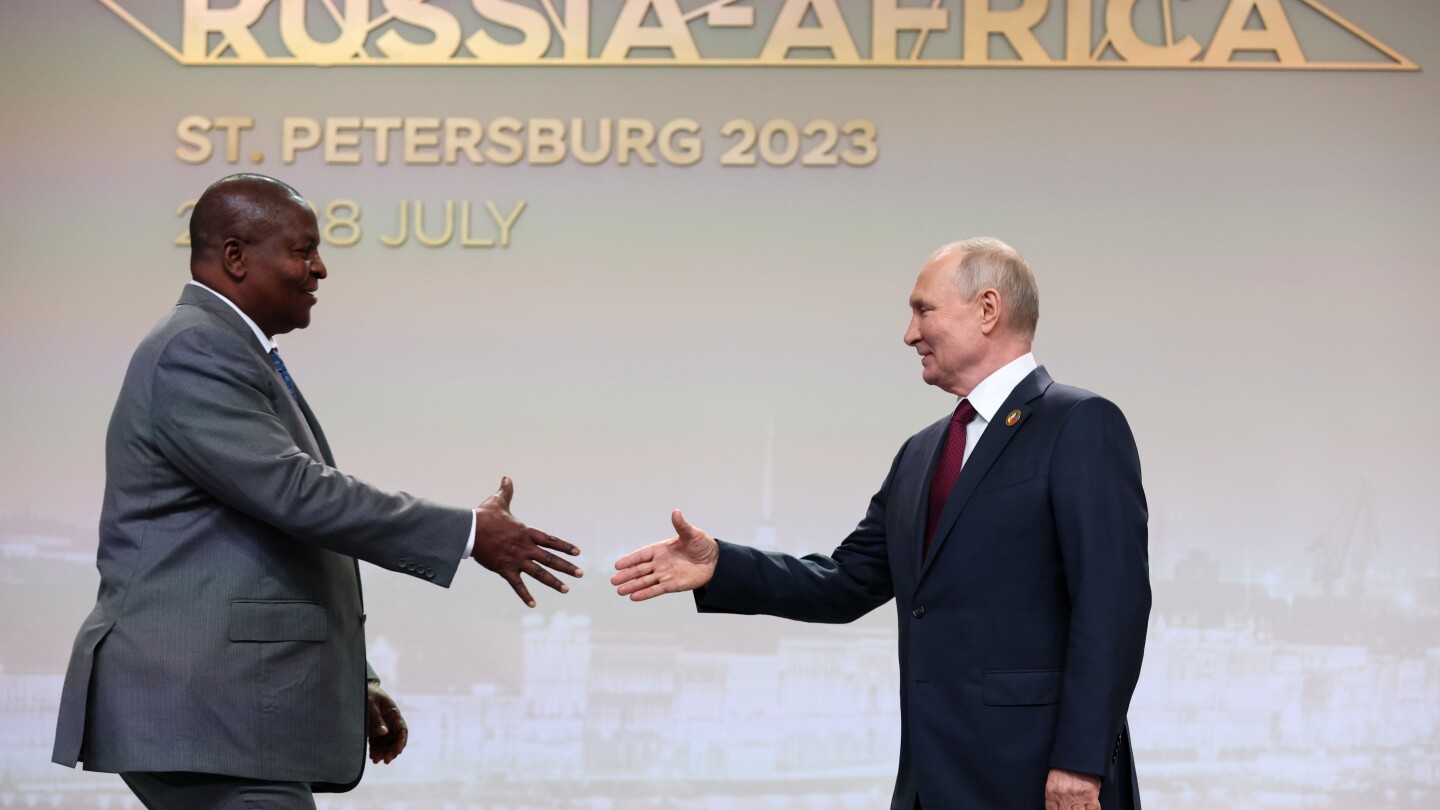 Putin woos African leaders at a summit in Russia with promises of expanding trade and other ties | AP News