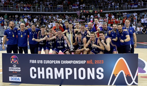 Juniorska košarkaška reprezentacija Srbije šampion Evrope