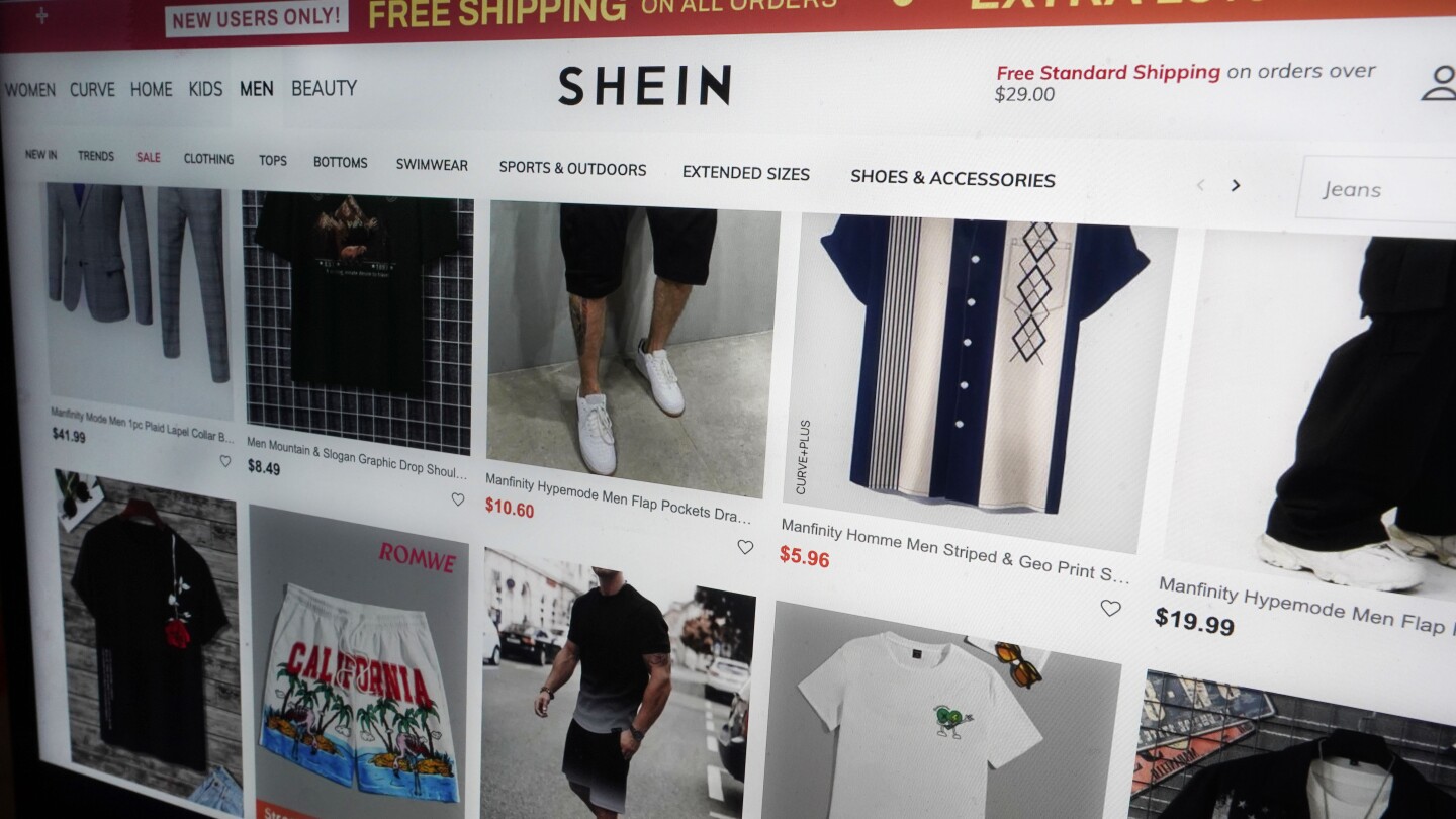 Lawsuit against fast fashion retailer Shein claims RICO violations | AP News