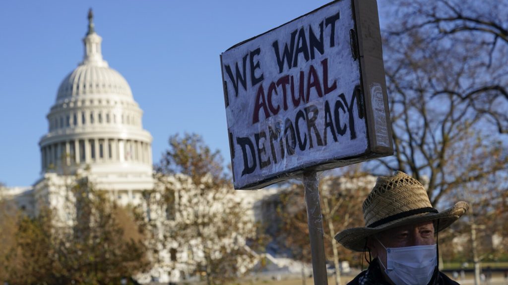 Americans are widely pessimistic about democracy in the United States, an AP-NORC poll finds | AP News