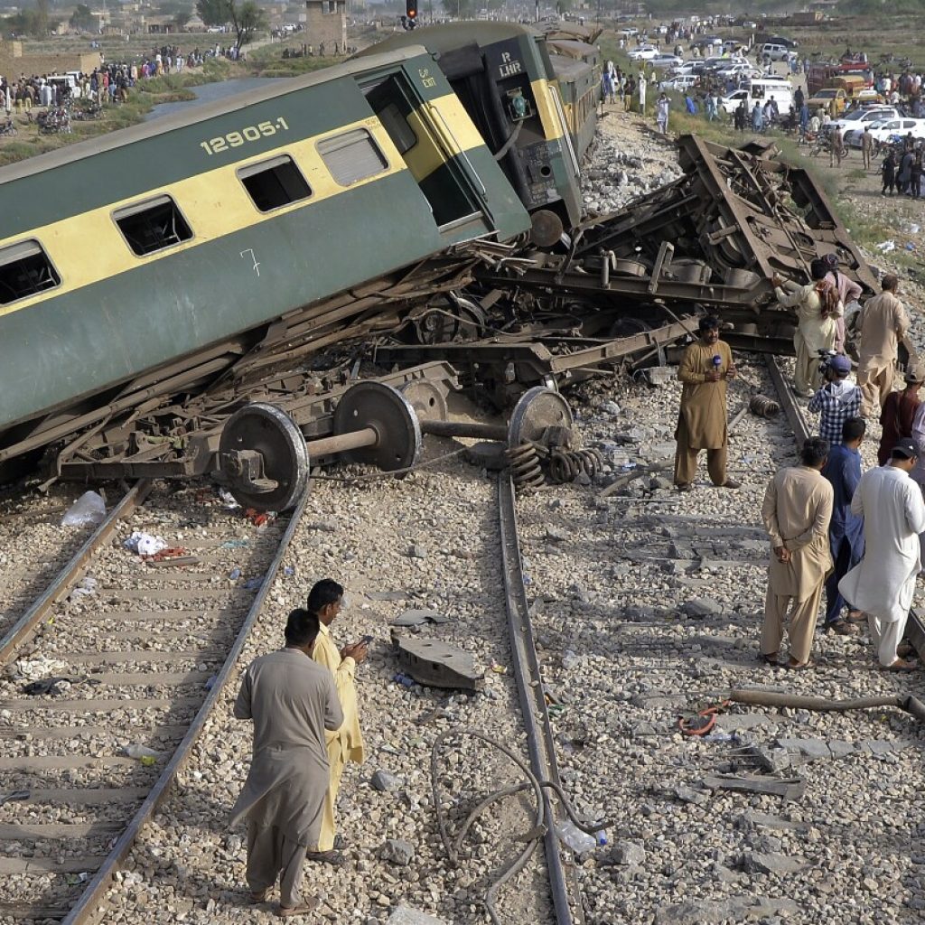 Death toll from train derailment in Pakistan rises to 30 with 90 others injured, officials say | AP News