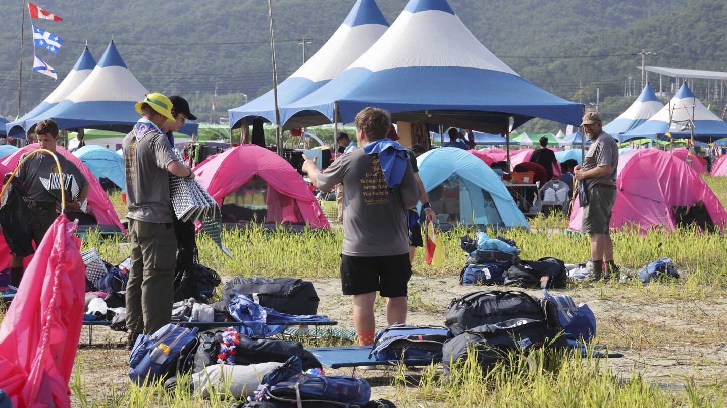 Storm Khanun forces thousands of young scouts to leave South Korean world jamboree
 | AP News