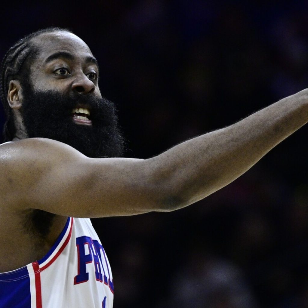 James Harden calls 76ers President Daryl Morey a liar and says he won’t play for his team | AP News