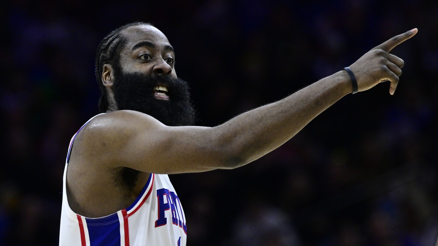 James Harden calls 76ers President Daryl Morey a liar and says he won’t play for his team | AP News