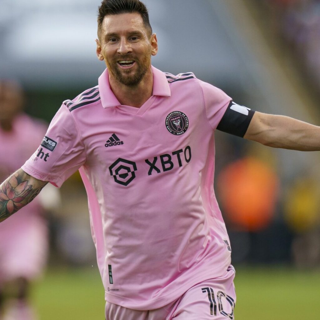 Lionel Messi scores again, Inter Miami tops Philadelphia 4-1 to make Leagues Cup final | AP News