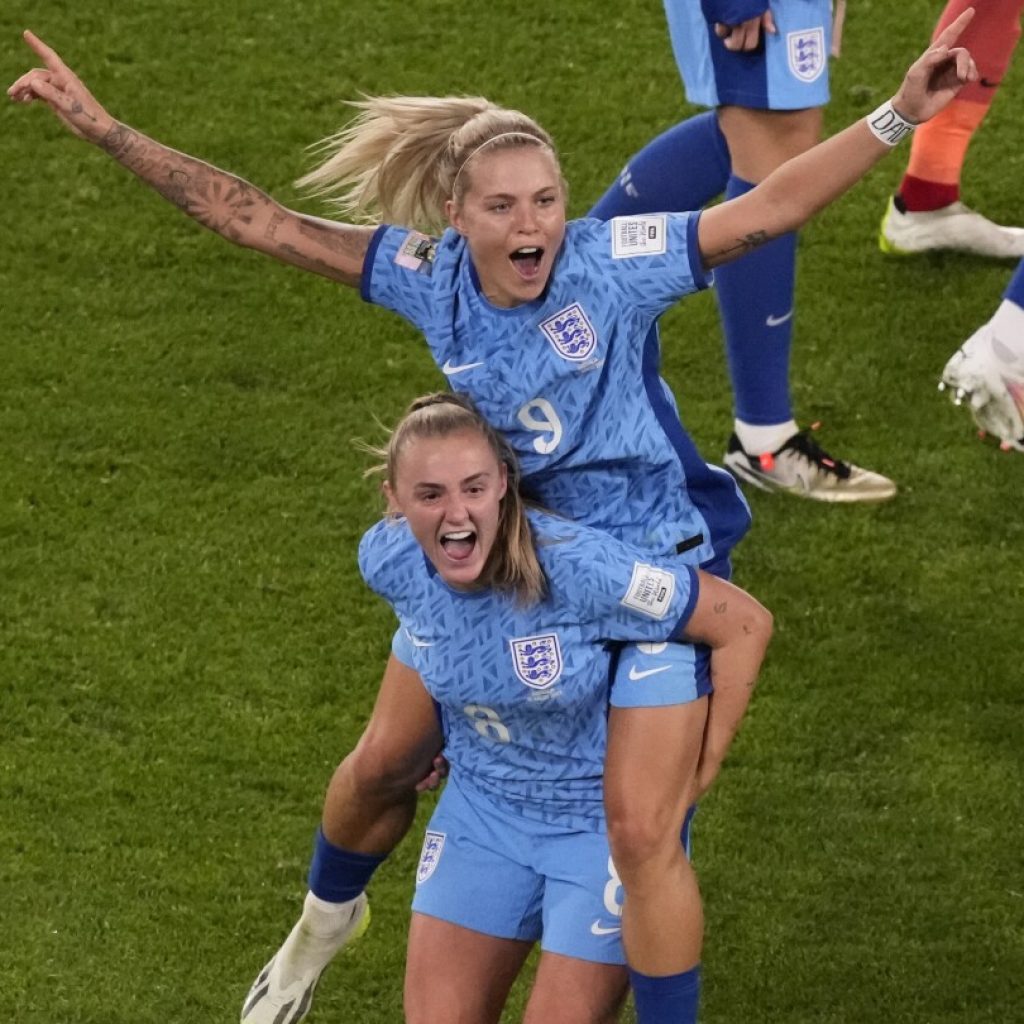 England beats Australia 3-1 to move into Women’s World Cup final against Spain | AP News