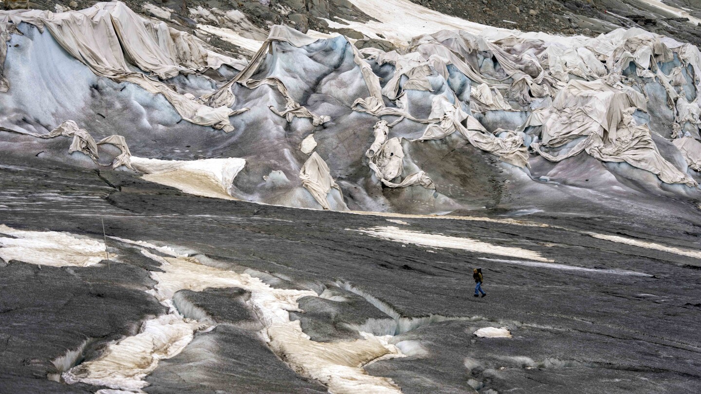 As glaciers melt, a new study seeks protection of ecosystems that emerge in their place | AP News