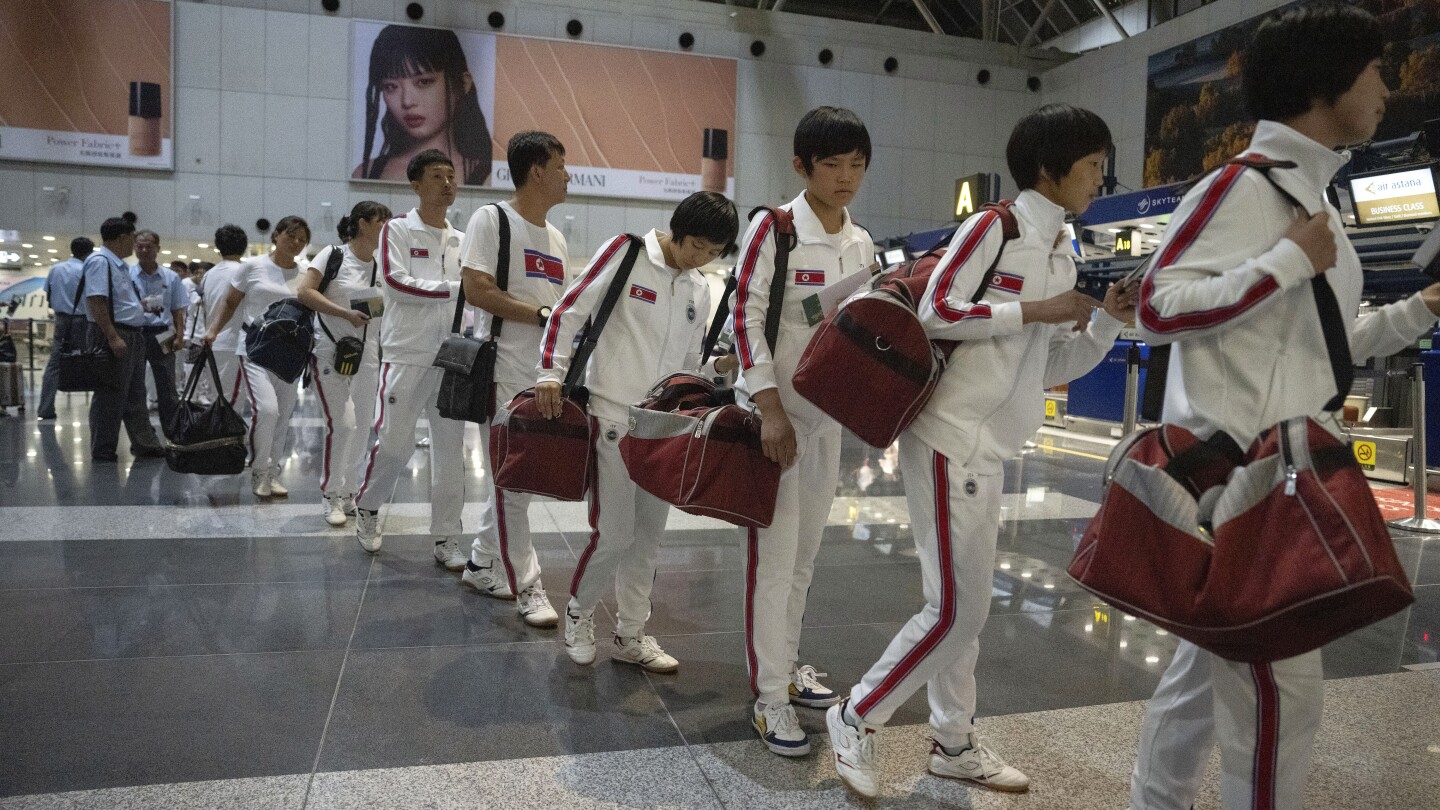 Taekwondo athletes appear to be North Korea’s first delegation to travel since border closed in 2020 | AP News