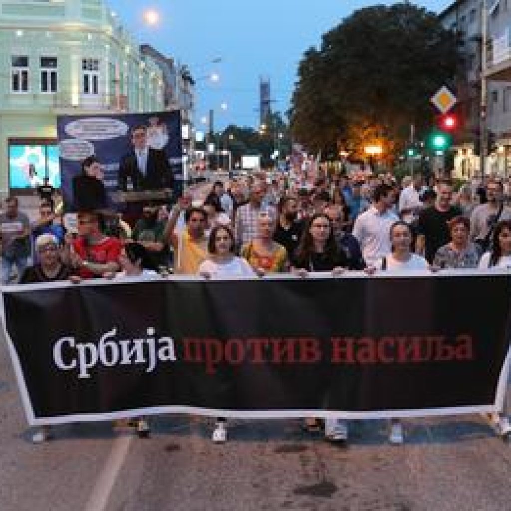 U Kragujevcu održan 12. protest ‘Srbija protiv nasilja’