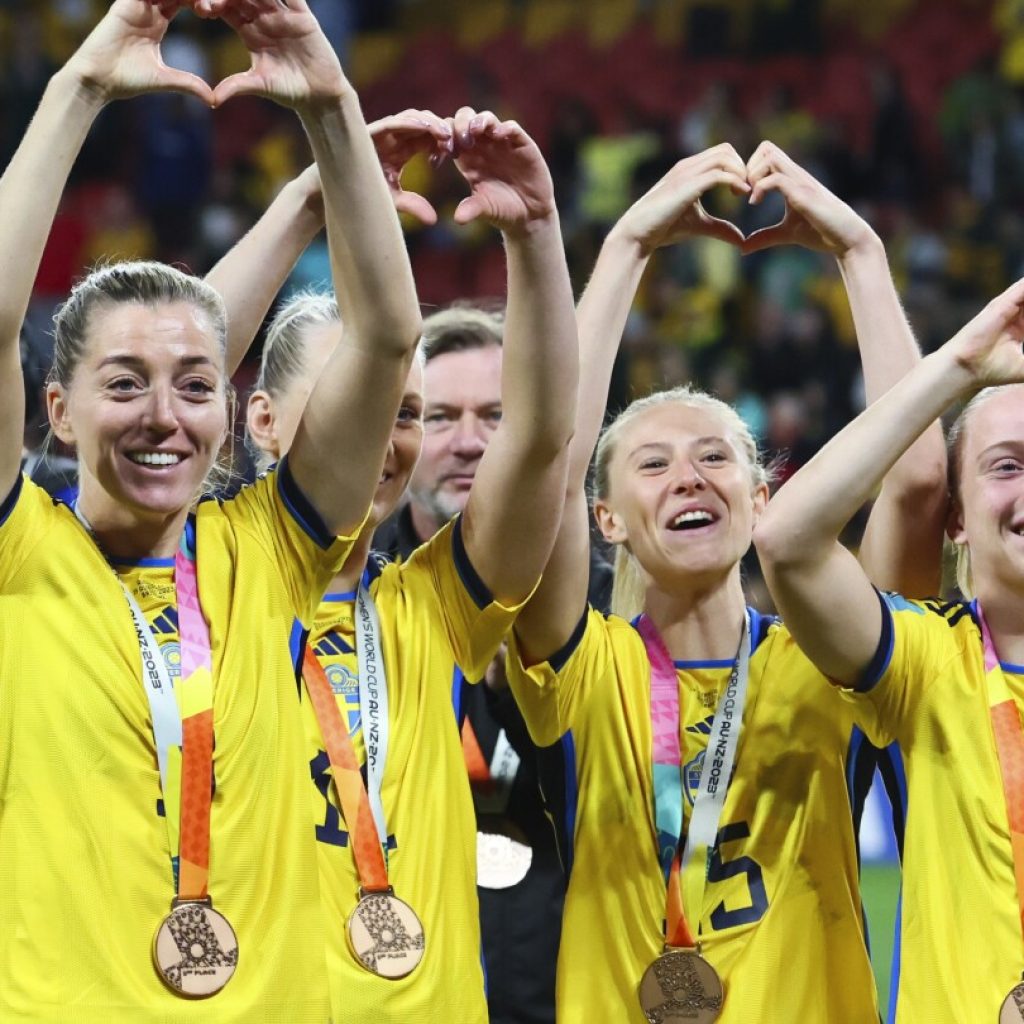 Sweden beats Australia 2-0 to win another bronze medal at the Women’s World Cup | AP News