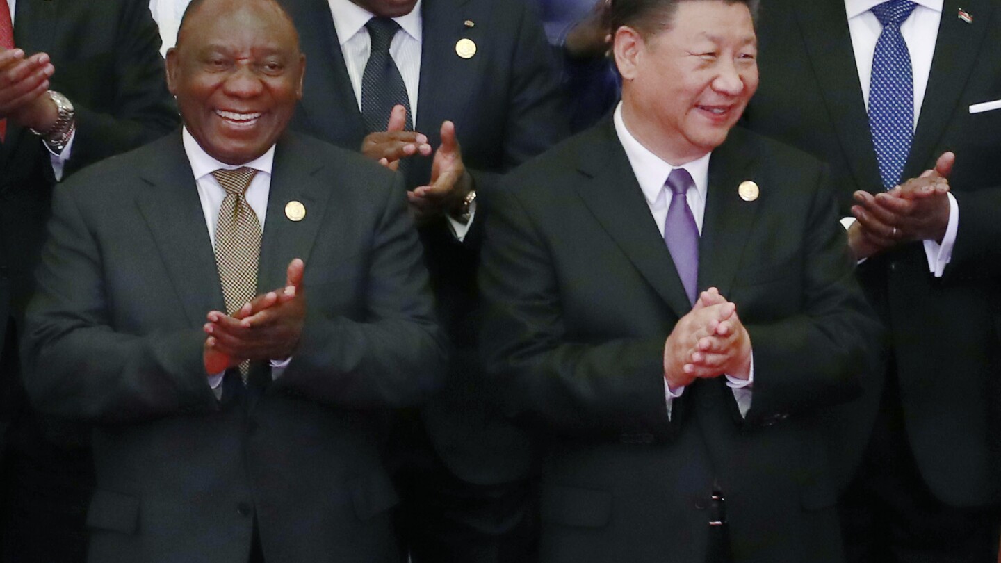 Russia, China look to advance agendas at BRICS summit of developing countries in South Africa | AP News
