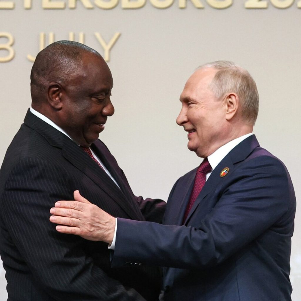 Putin was meant to be at a summit in South Africa this week. Why was he asked to stay away? | AP News