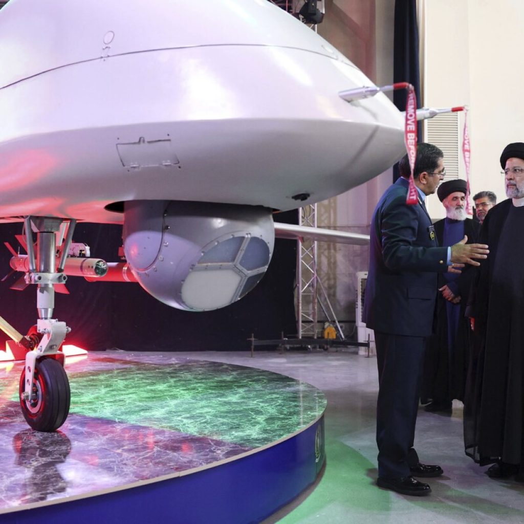 Iran unveils armed drone resembling America’s MQ-9 Reaper and says it could potentially reach Israel | AP News