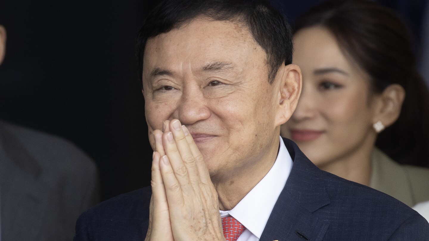 Thaksin moved from prison to a hospital less than a day after he returned to Thailand from exile | AP News