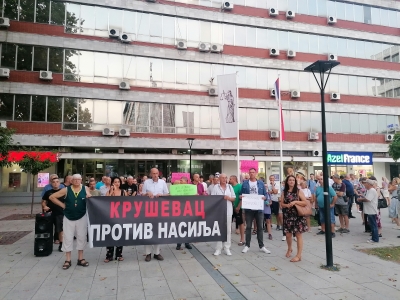 Sa protesta u Kruševcu poručeno da nema odustajanja