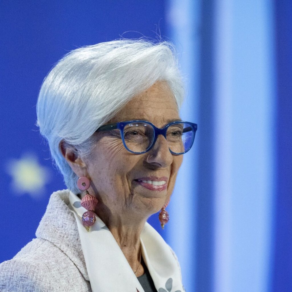 ECB’s Lagarde says interest rates to stay high as long as needed to defeat inflation | AP News