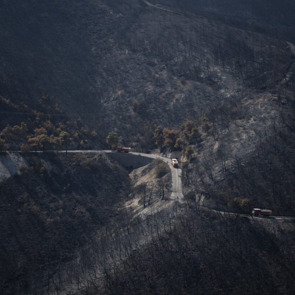 Greek fire officials arrest 2 for arson as multiple wildfires continue to burn across the country | AP News