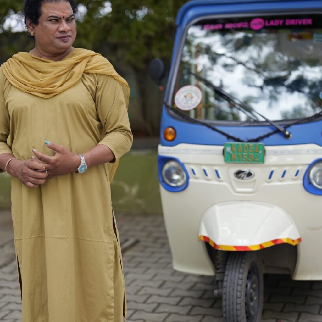 This trans woman was begging on India’s streets. A donated electric rickshaw changed her life | AP News