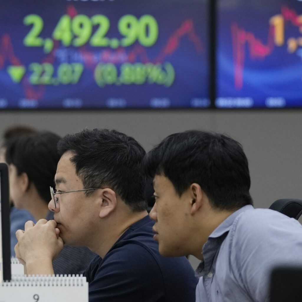 Stock market today: Asian shares mixed after interest rates-driven sell-off on Wall Street | AP News