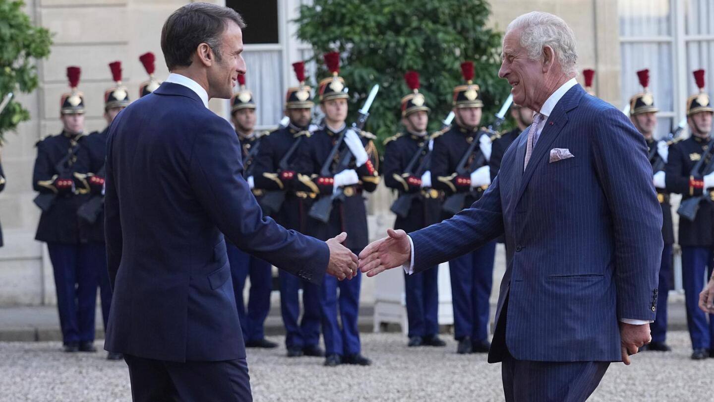 King Charles III winds up his France state visit with a trip to Bordeaux to focus on climate issues | AP News