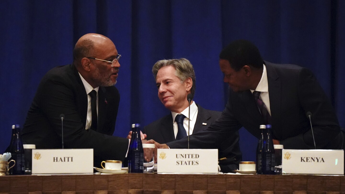 US pledges $100M to back proposed Kenyan-led multinational force to Haiti | AP News