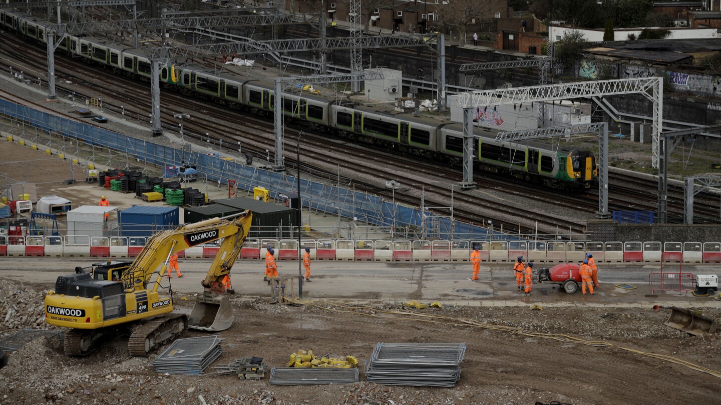 High-speed rail was touted as a game-changer in Britain. Costs are making the government think twice | AP News