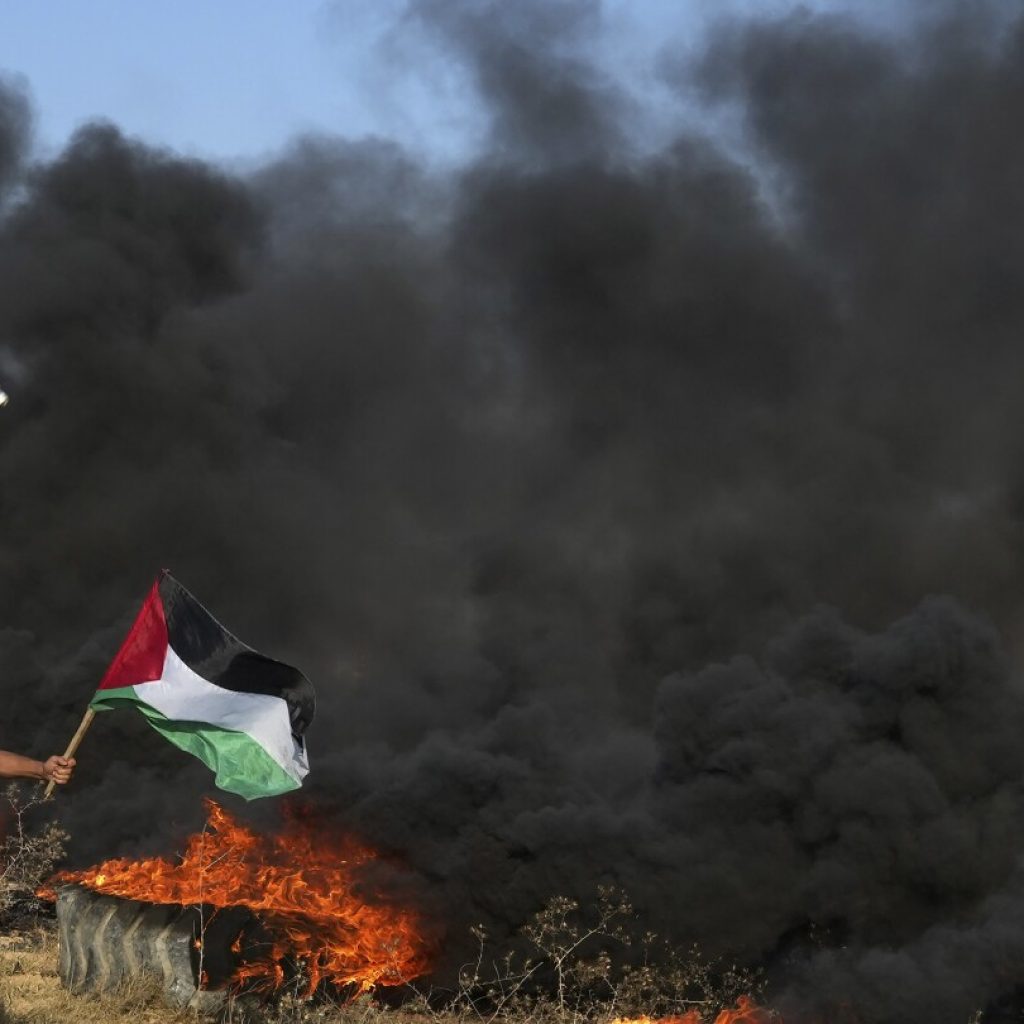 Israel strikes Gaza for the second time in two days after Palestinian violence | AP News