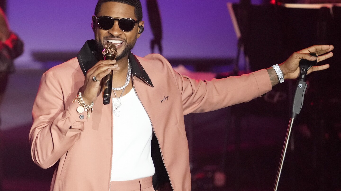 Usher to headline the 2024 Super Bowl halftime show in Las Vegas | AP News