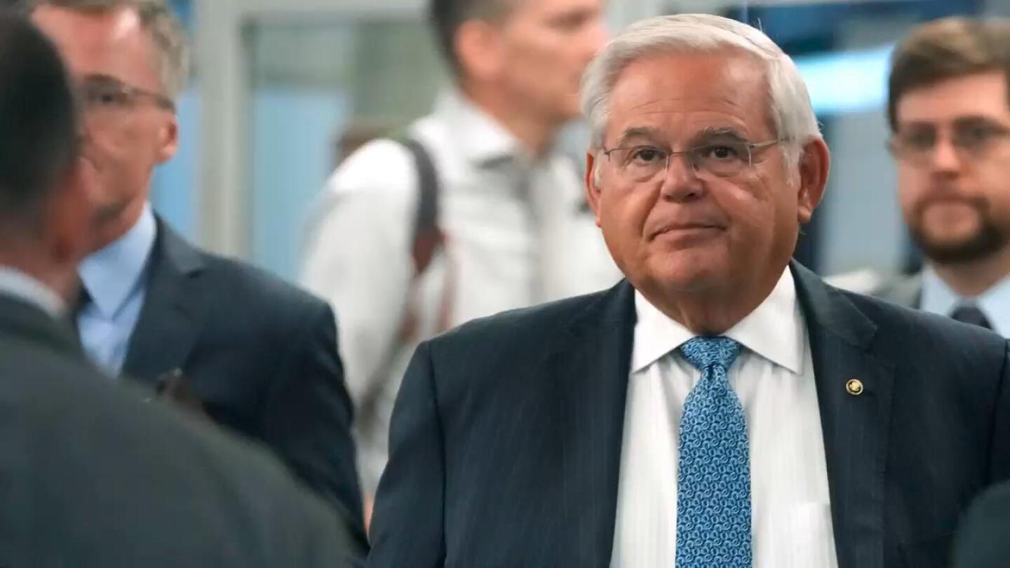 Sen. Bob Menendez says cash found in home was from his personal savings, not bribe  | AP News