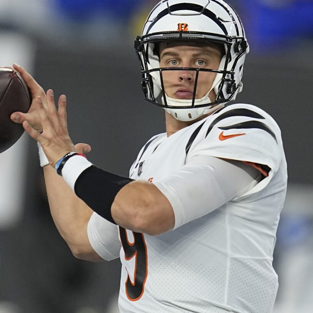 Joe Burrow is active for Cincinnati Bengals game against Los Angeles Rams | AP News