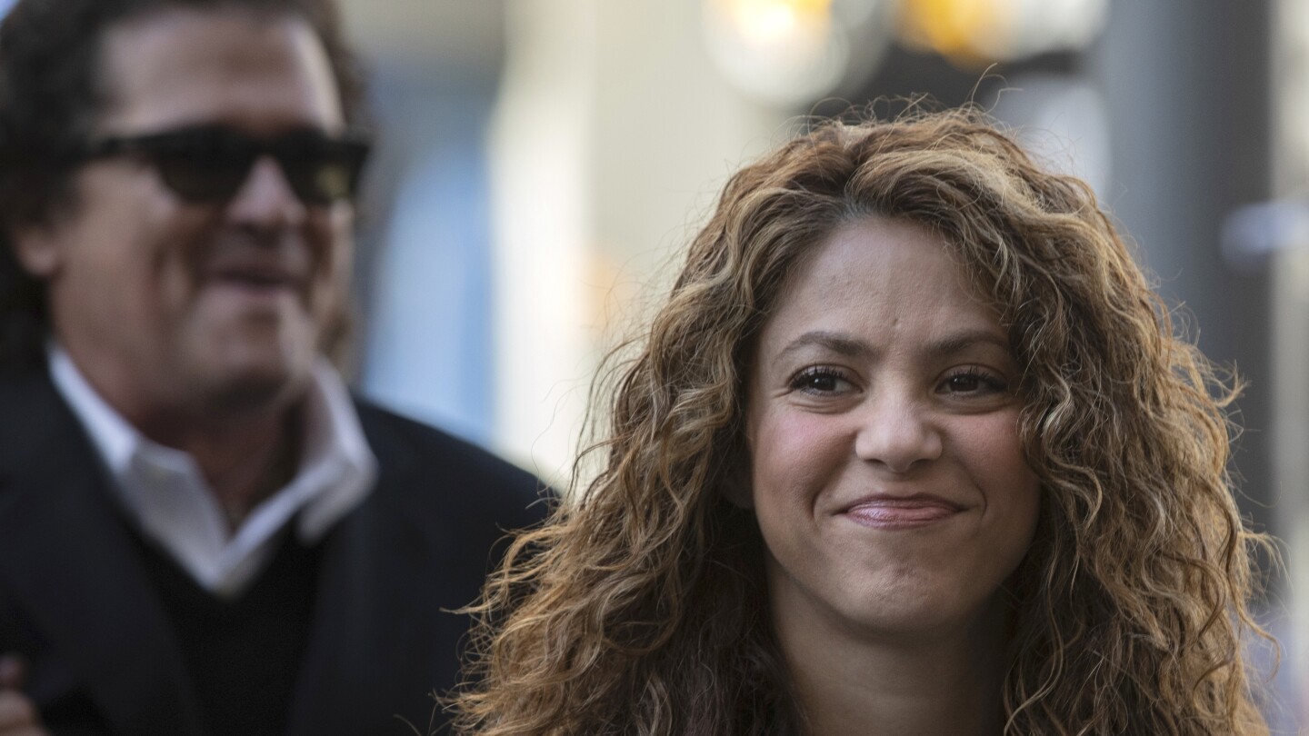 Spain charges pop singer Shakira with tax evasion for a second time and demands more than $7 million | AP News