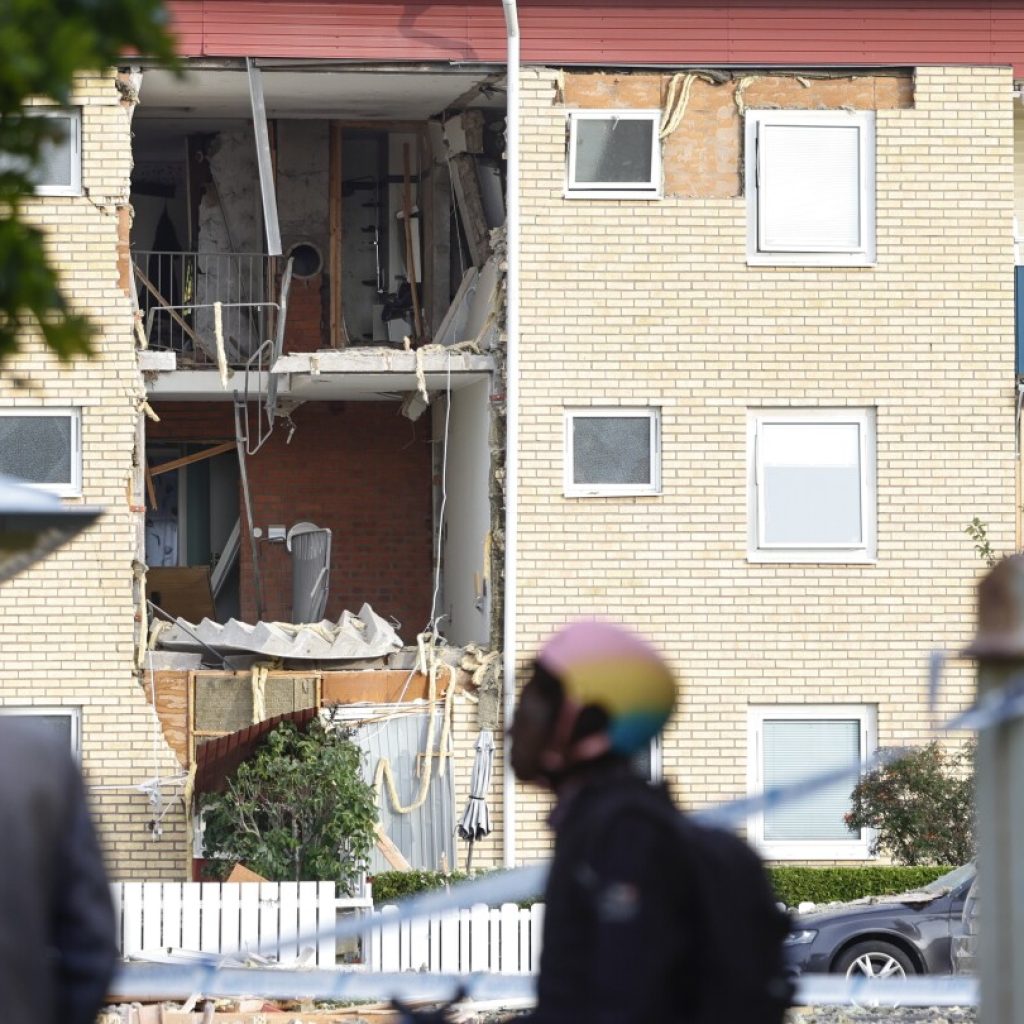 In Sweden, 2 explosions rip through dwellings and at least 1 is reportedly connected to a gang feud | AP News