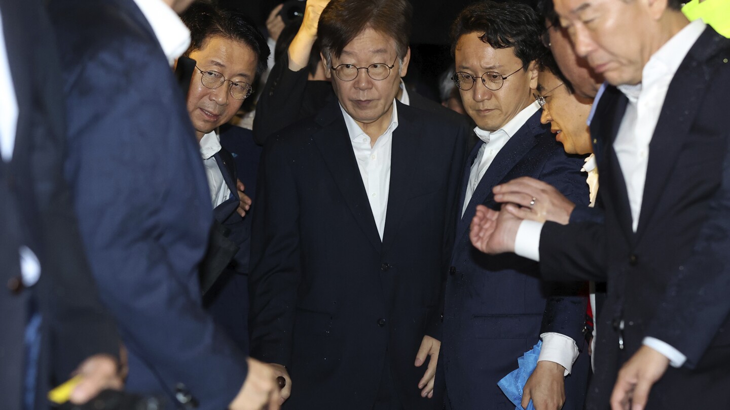 South Korean court denies arrest warrant for opposition leader Lee in corruption allegations | AP News