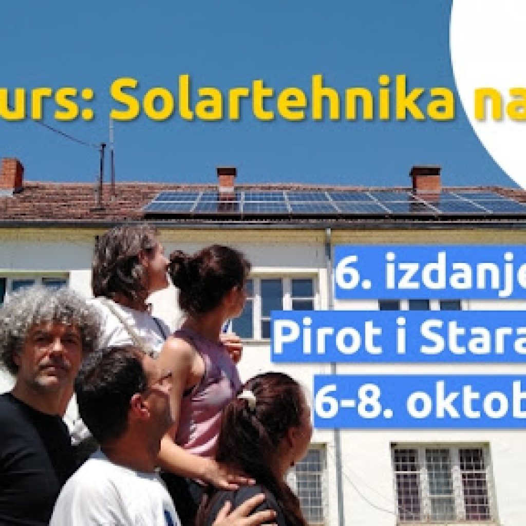 Energetska zadruga Elektropionir organizuje kurs ‘Solartehnika narodu’