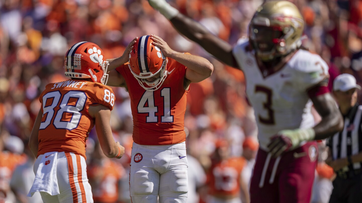 Unbeaten Syracuse has chance to get off to 5-0 start in hosting slumping ACC rival Clemson | AP News