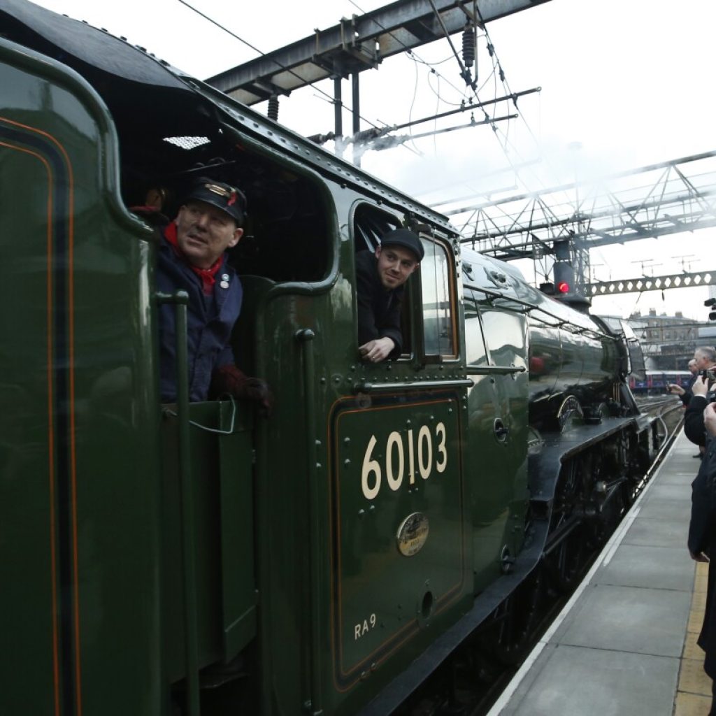 The Flying Scotsman locomotive collided with another train in Scotland. Several people were injured | AP News