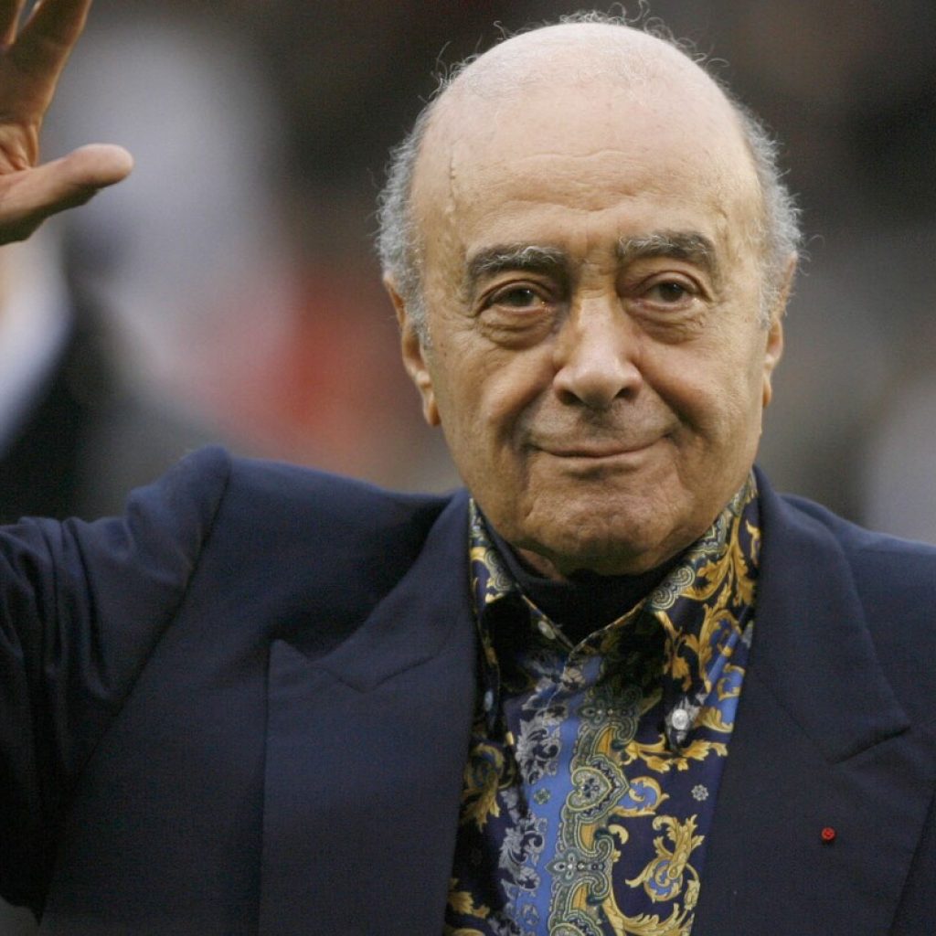 Former Harrods’ owner Mohamed Al Fayed dies at 94 | AP News