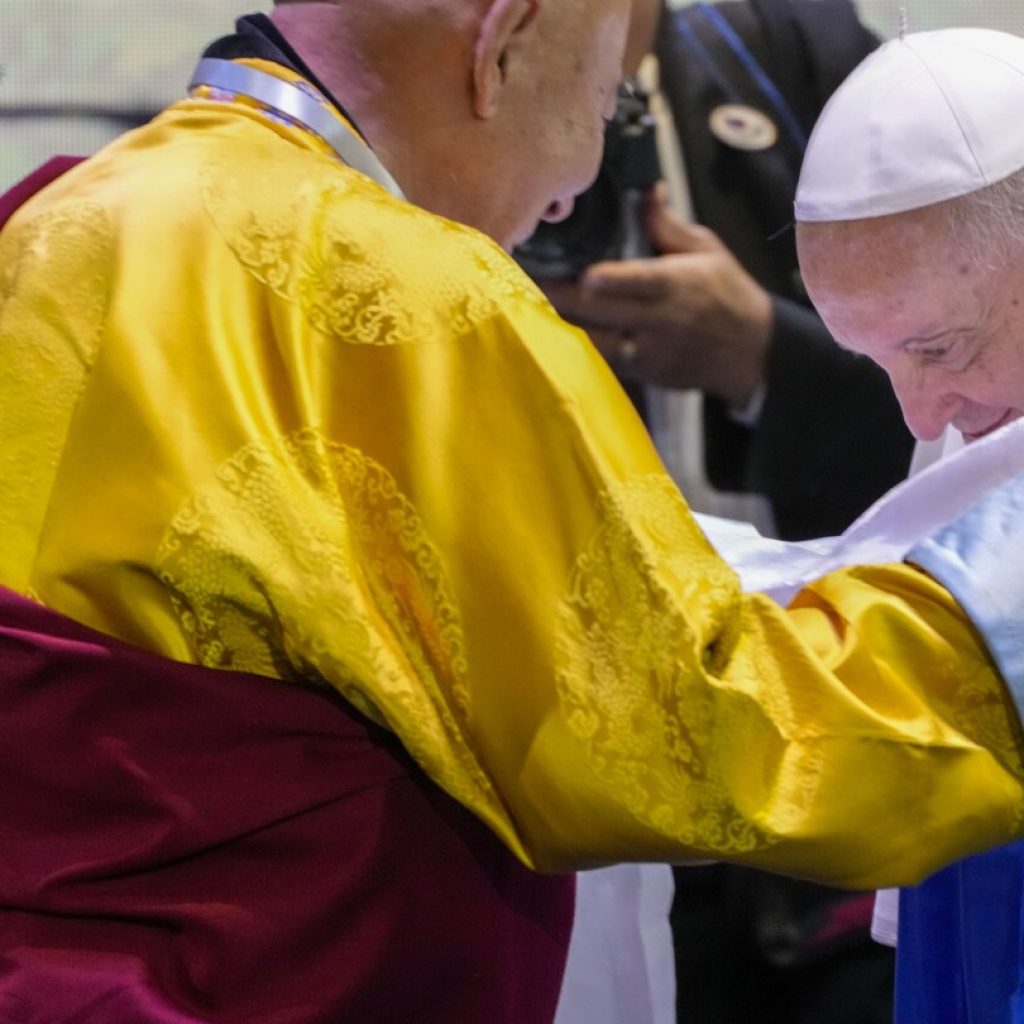 Pope joins shamans, monks and evangelicals to highlight Mongolia’s faith diversity, harmony | AP News