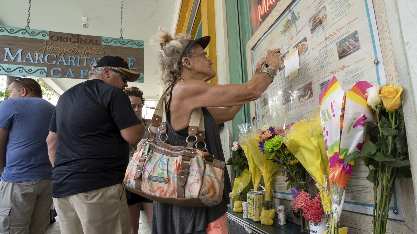 For at least a day, all the world is ‘Margaritaville’ in homage to Jimmy Buffett | AP News