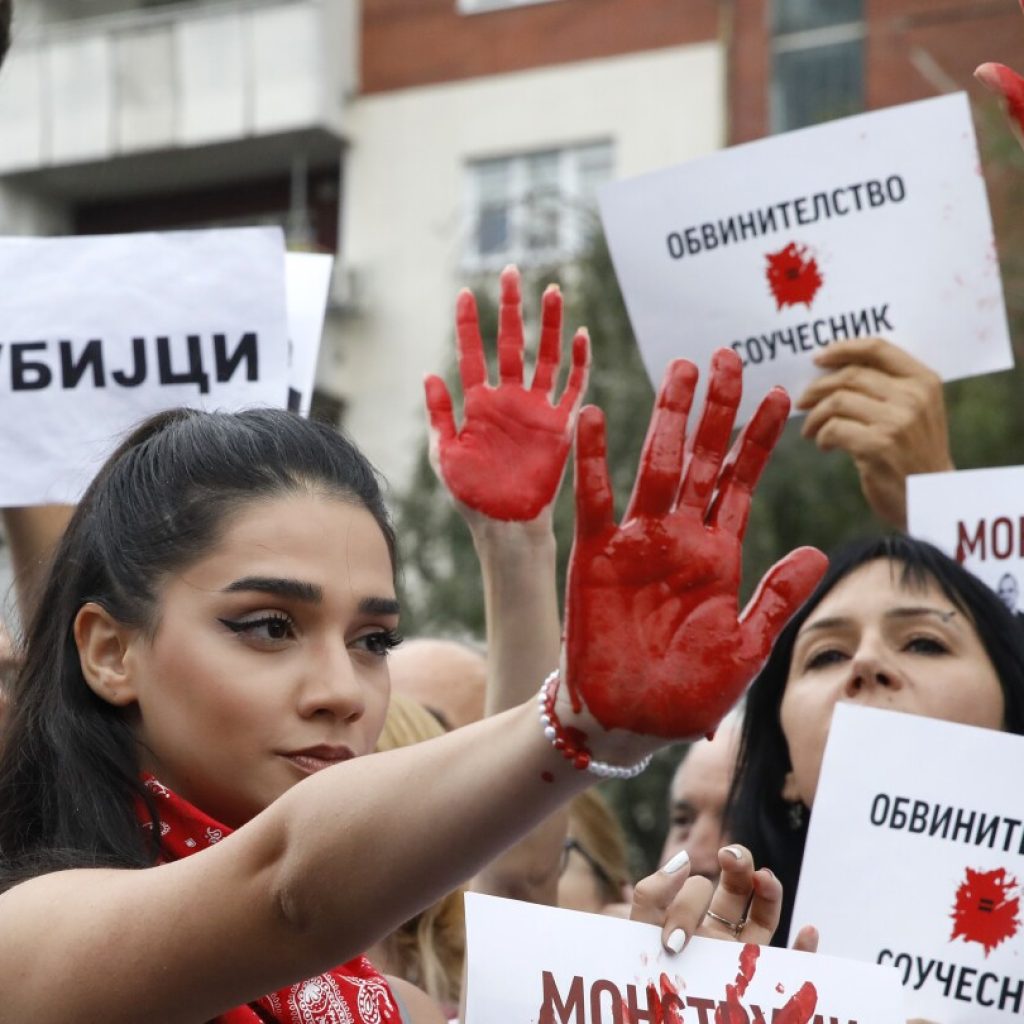 Thousands march in North Macedonia over claims cancer hospital staff stole drugs meant for patients | AP News