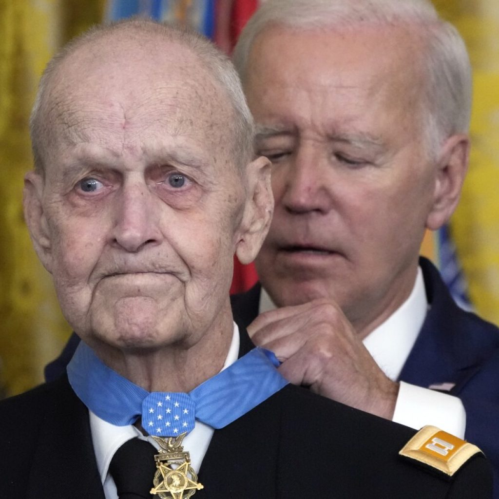 Biden awards Medal of Honor to Army helicopter pilot who rescued soldiers during Vietnam War | AP News