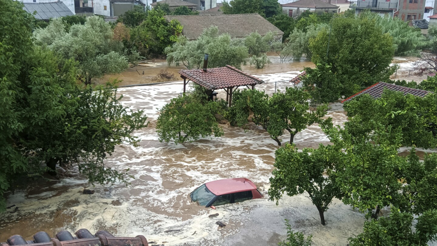 At least 7 people die as severe rainstorms trigger flooding in Greece, Turkey and Bulgaria | AP News