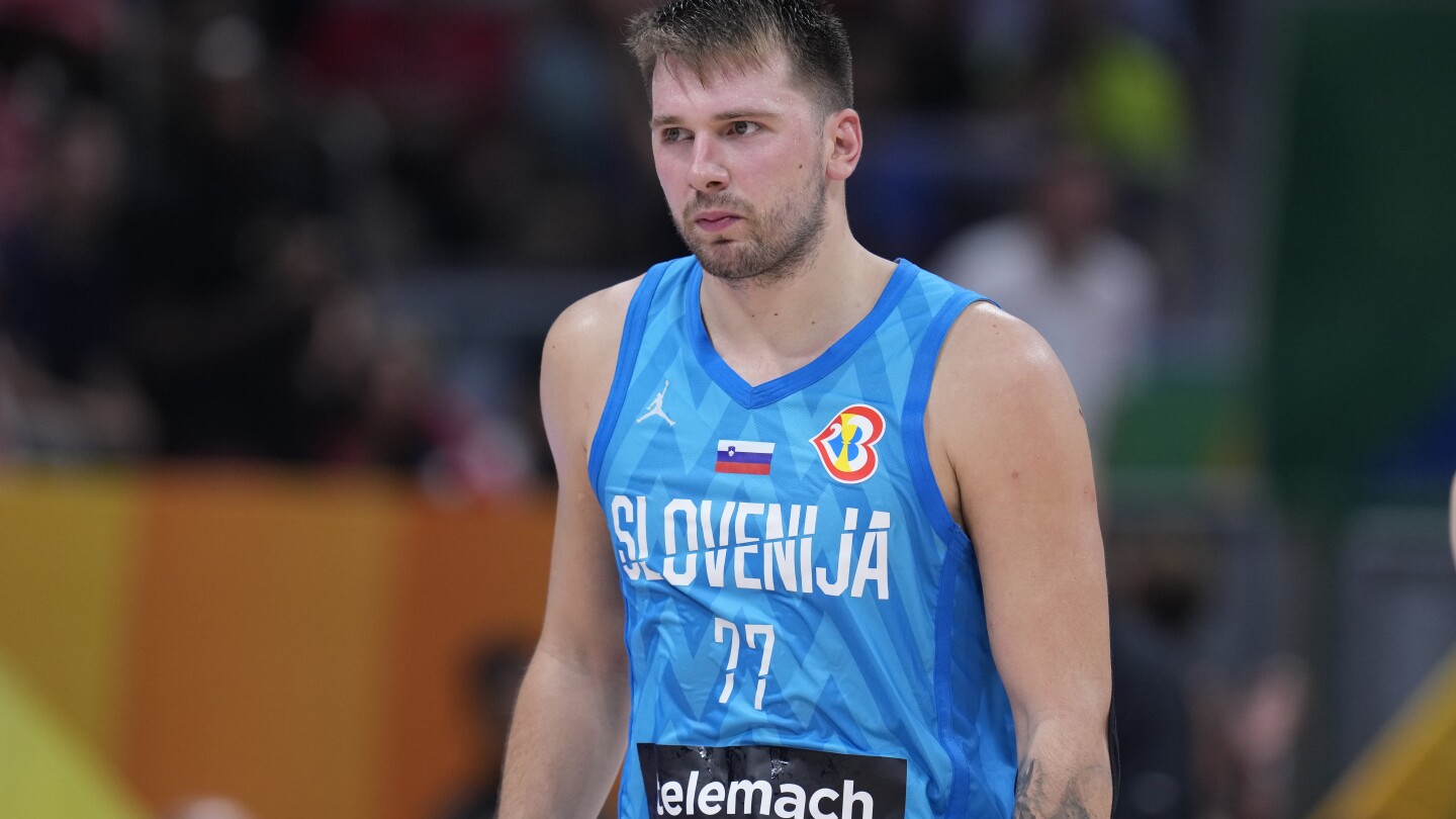 Doncic ejected and Canada tops Slovenia in World Cup. Germany and Serbia make the Olympics | AP News